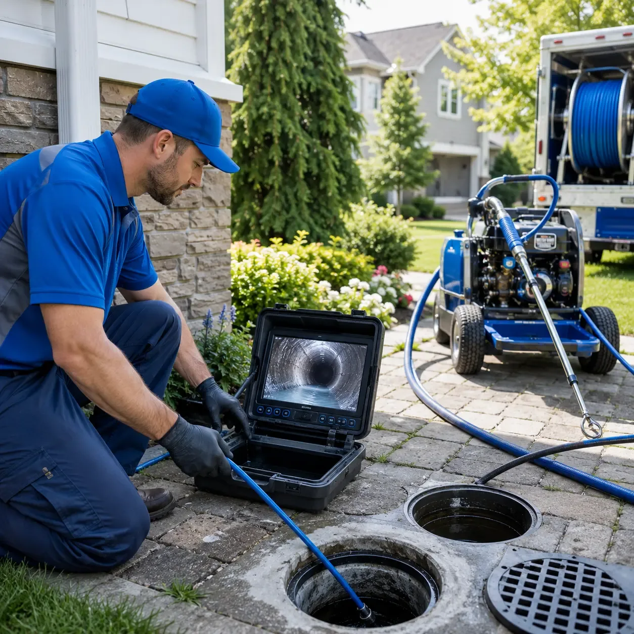Outdoor drain cleaning professionals serving Marshville, NC