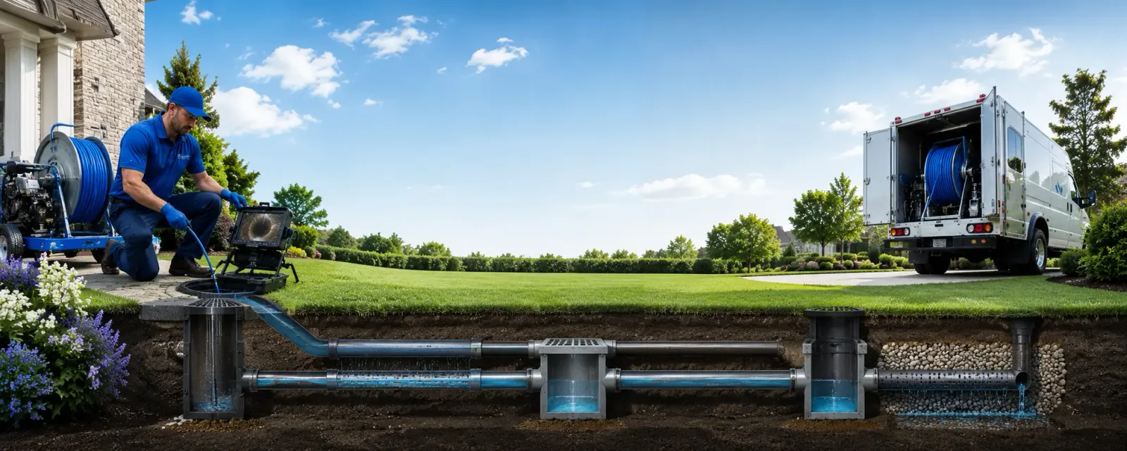 Outdoor drain cleaning information for Marshville, NC