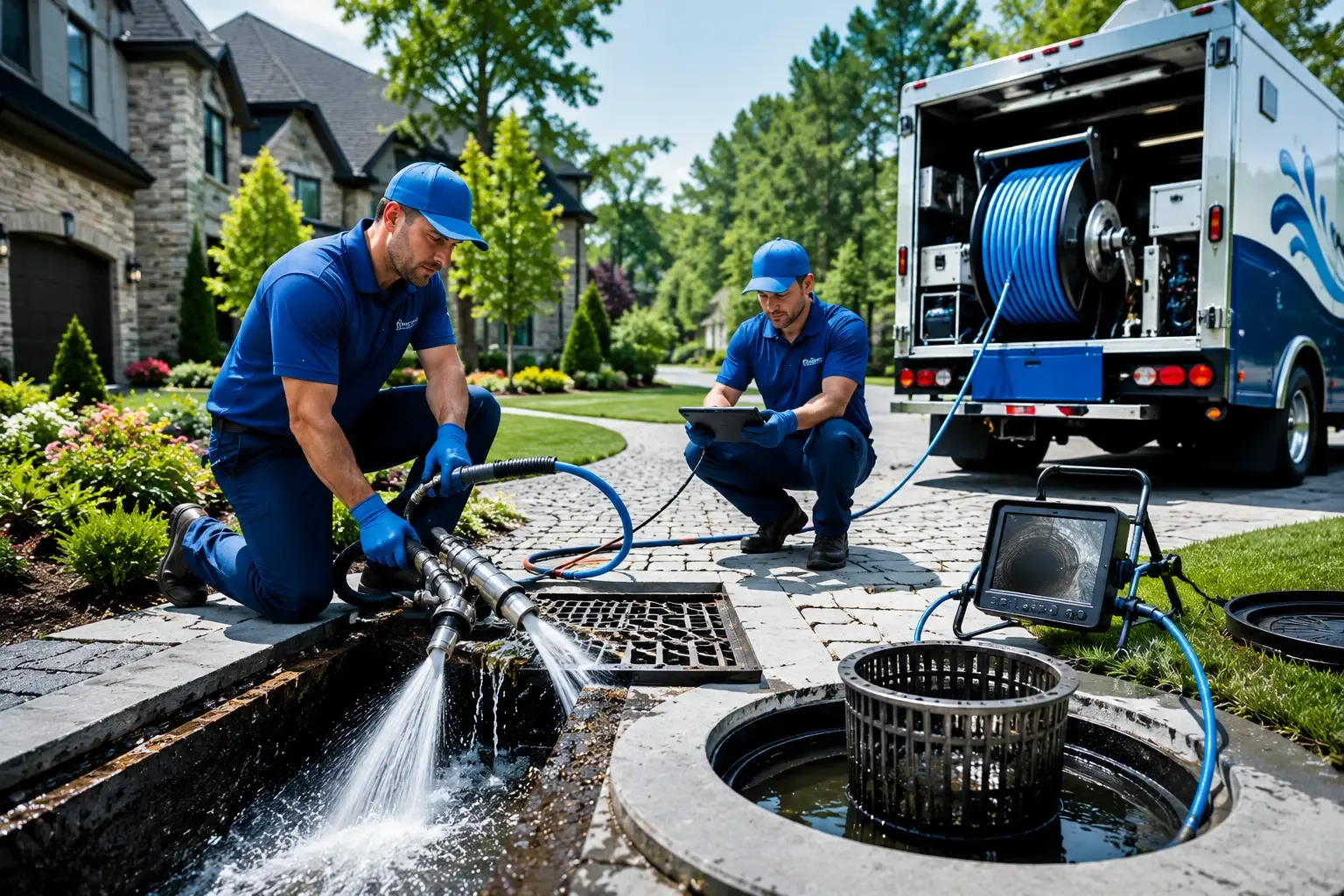 Local outdoor drain cleaning professionals in Marshville, NC